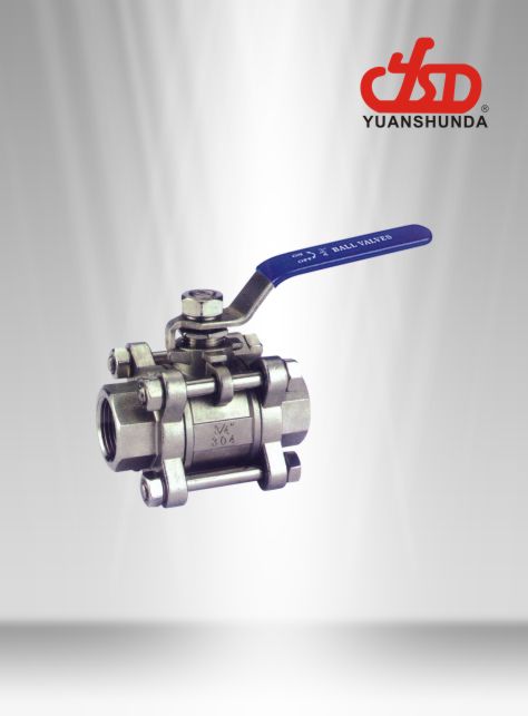 三片式小口徑不銹鋼球閥